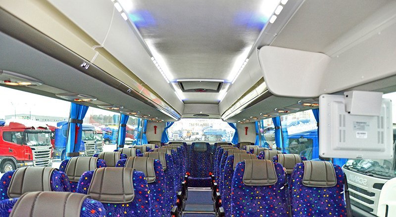 Higer Bus interior