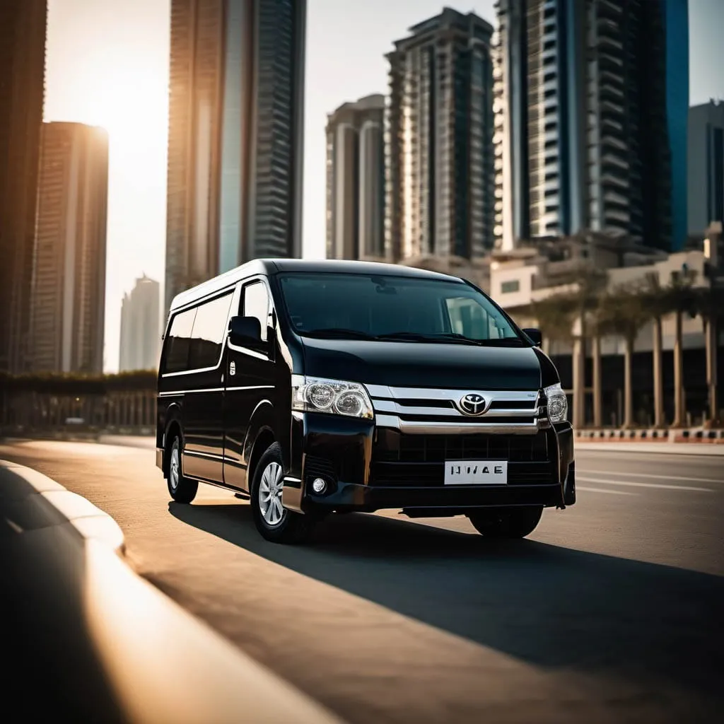 Toyota Hiace With Driver