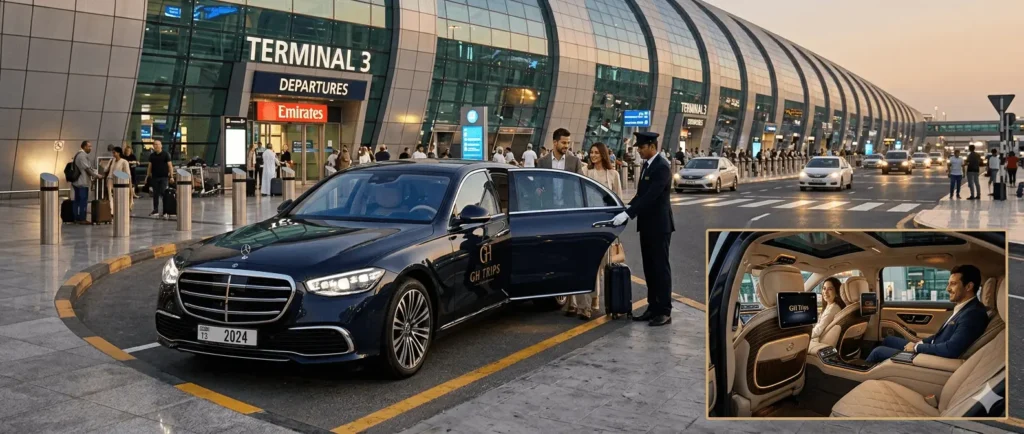 Airport Transfer Dubai Price Fixed Rates, Luxury Vehicles & 247 Chauffeur Service
