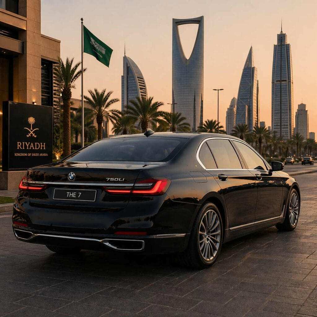 BMW 7 Series rear exterior with LED tail lights