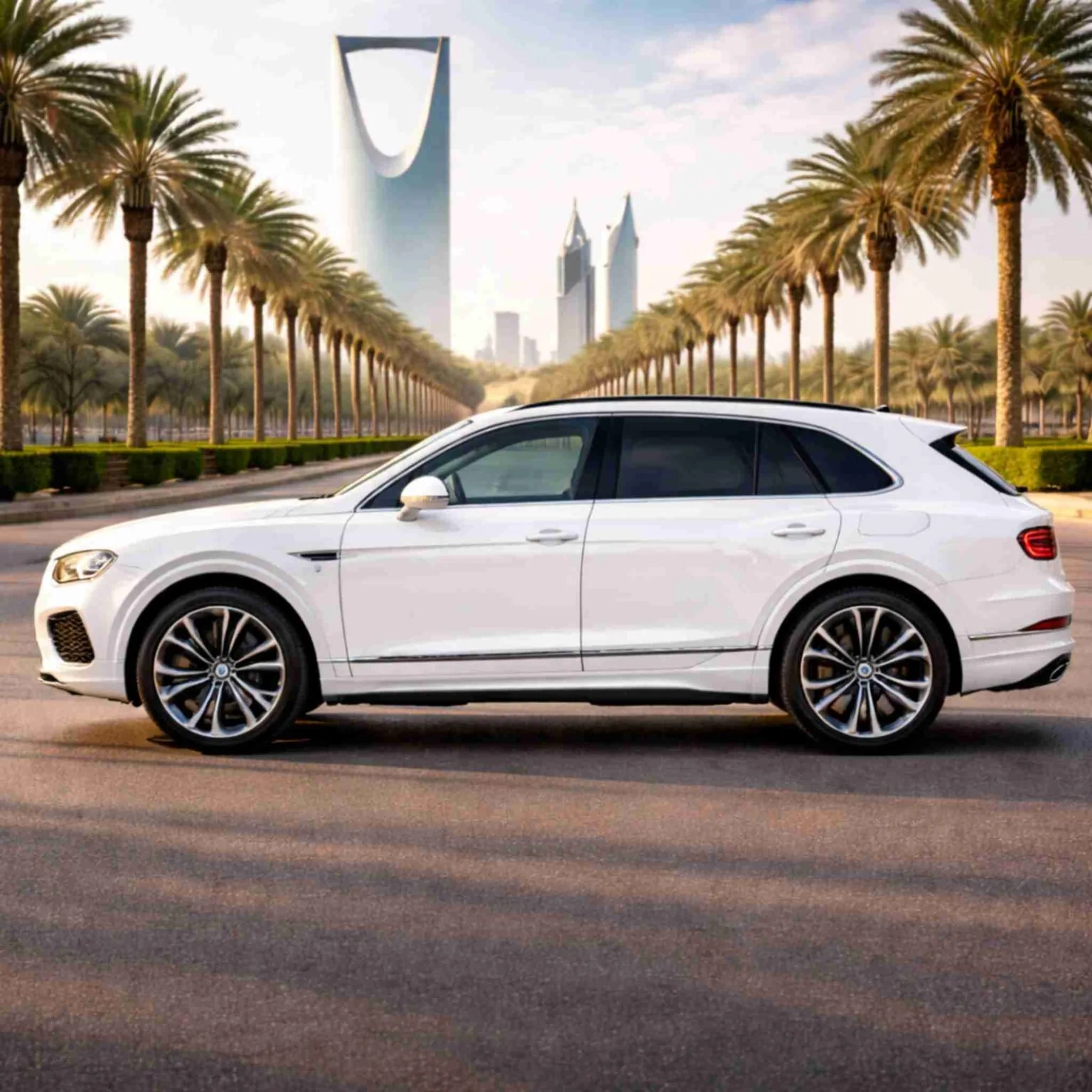 GH Trips private chauffeur vehicle for Dubai to Dammam long-distance transfer