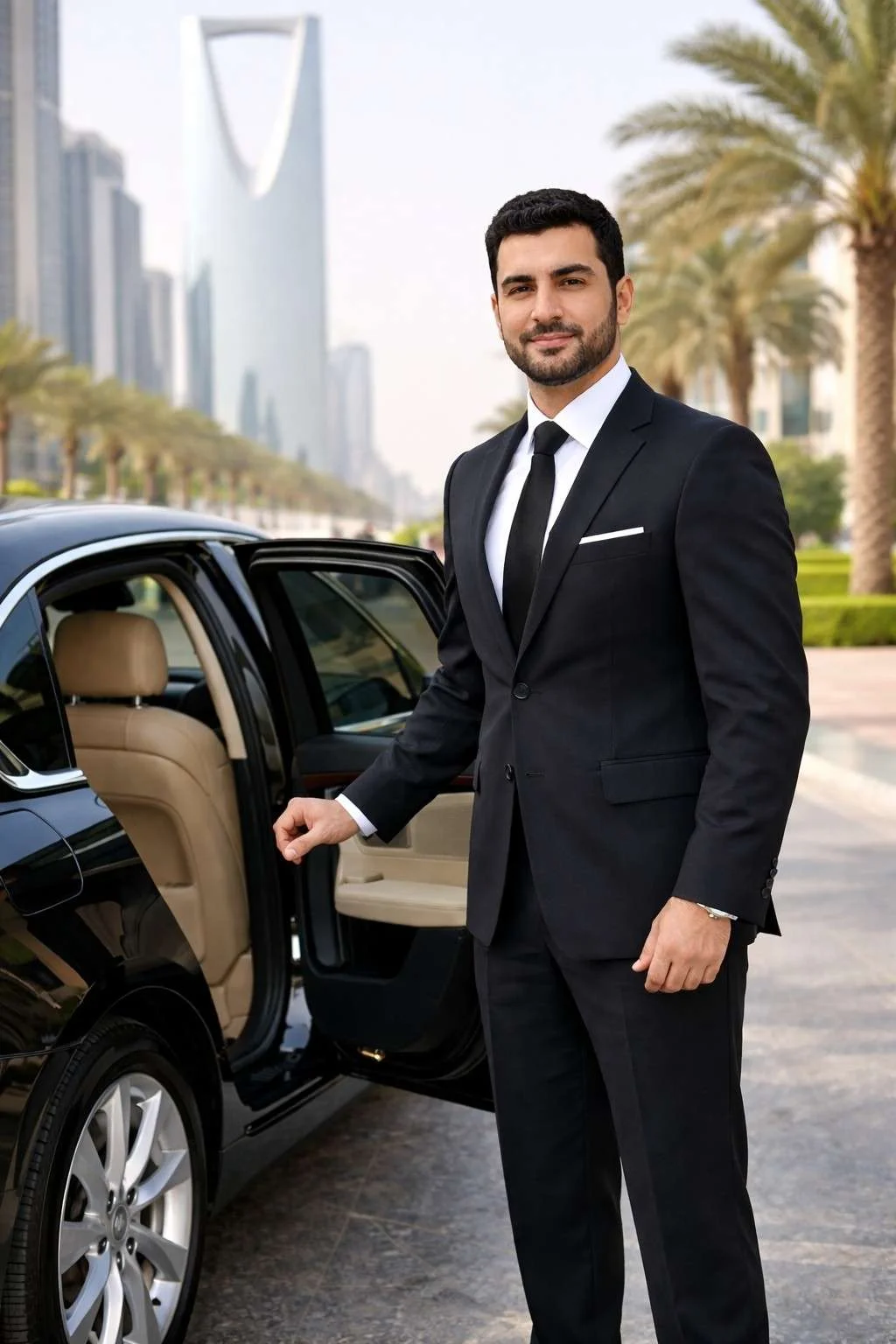Business chauffeur service for corporate transfers from Riyadh to Dammam