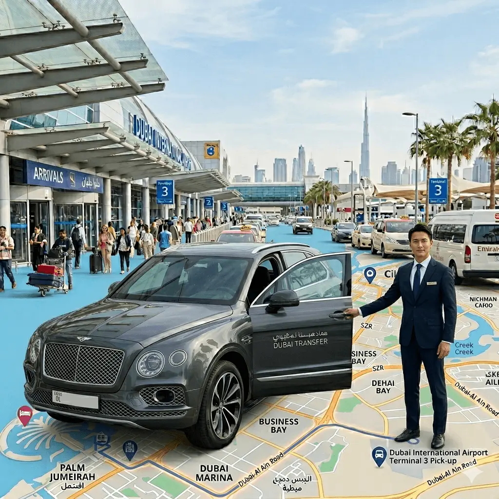 Car with Drivr all over the UAE