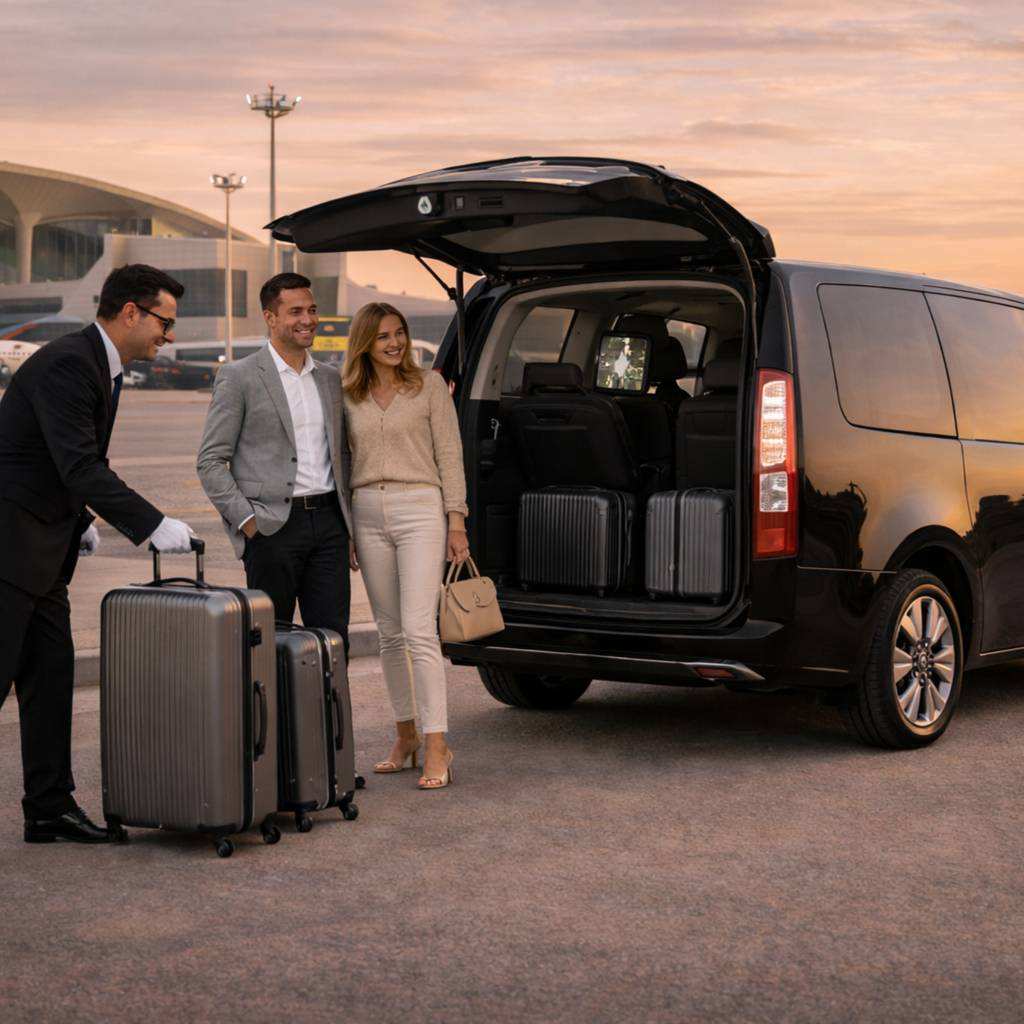 Hyundai Staria luxury van hire Saudi Arabia with driver