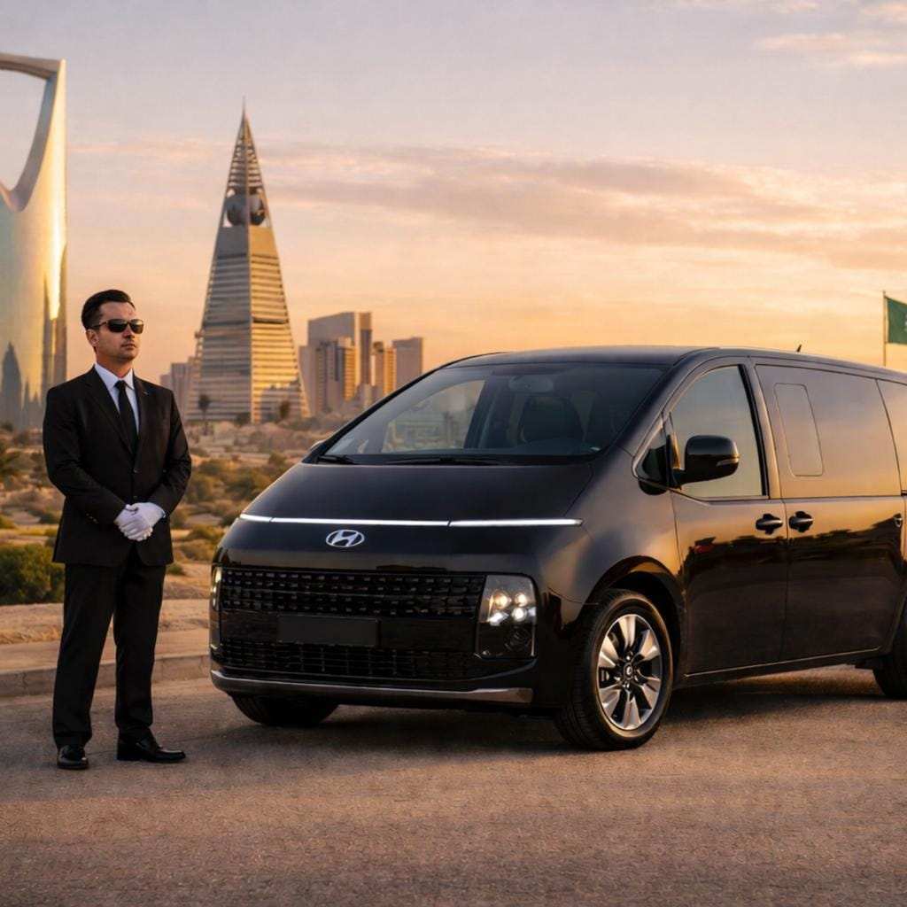 Hyundai Staria Chauffeur Service Saudi Arabia