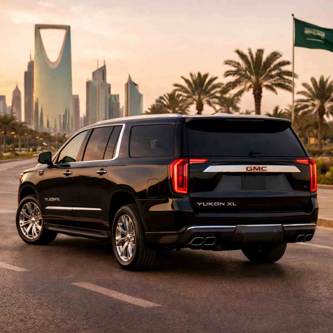 Hire a GMC Yukon XL with Driver for a Day in Saudi Arabia