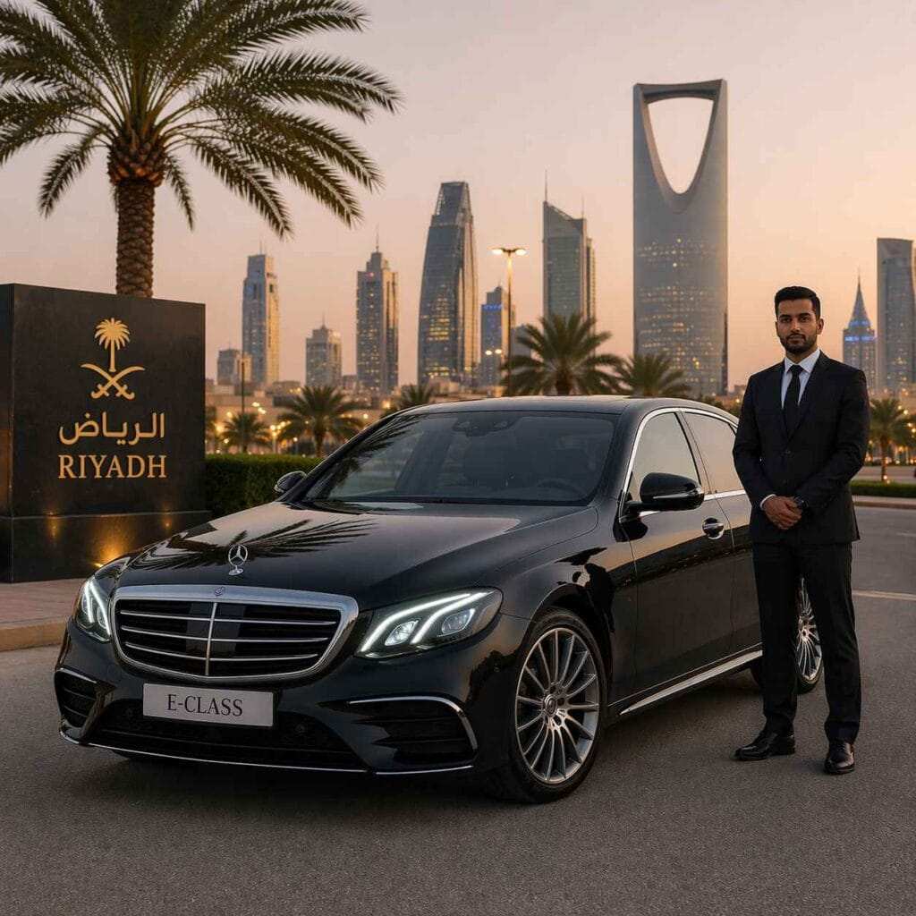 Mercedes Benz E Class front view luxury sedan