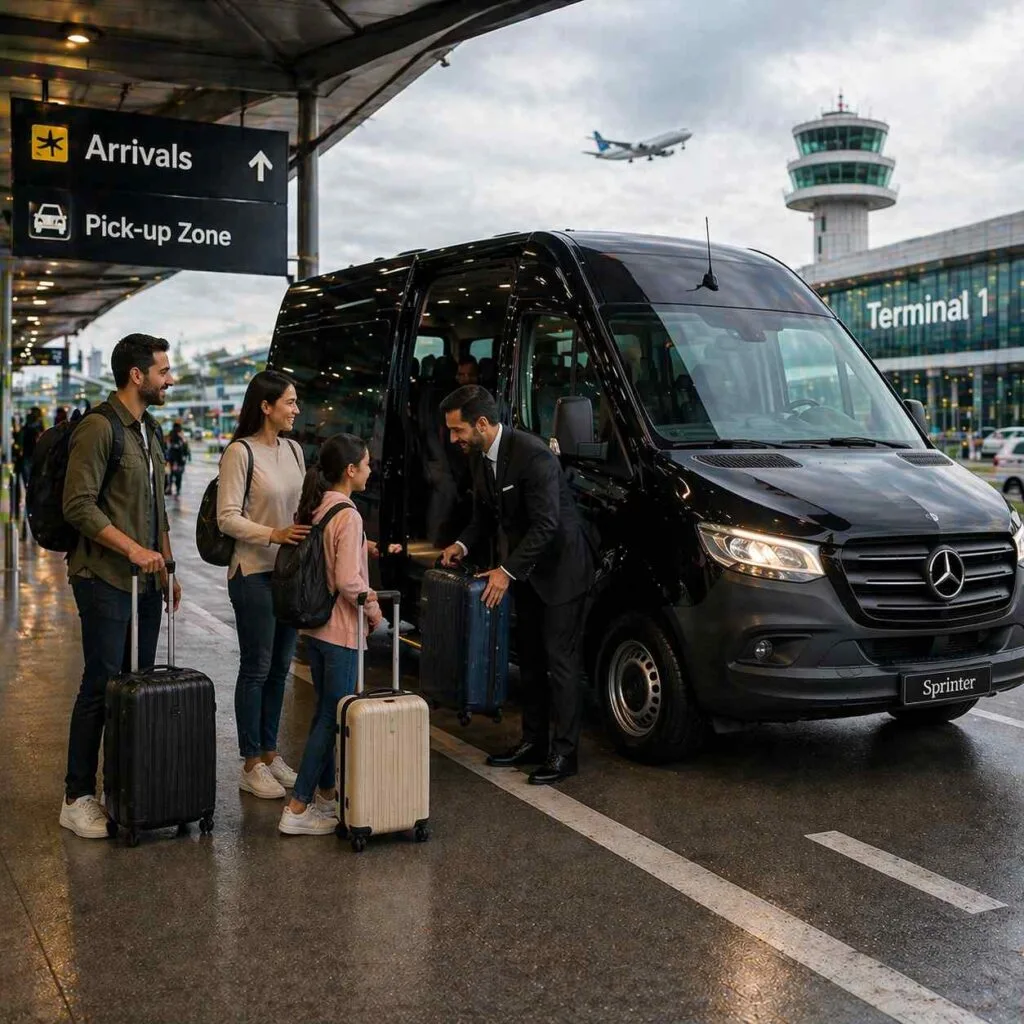Mercedes Benz Sprinter Van With Driver