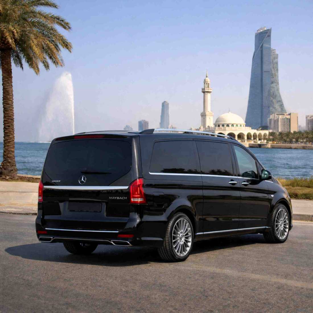 Mercedes Benz V-Class Maybach rear luxury van tail lights