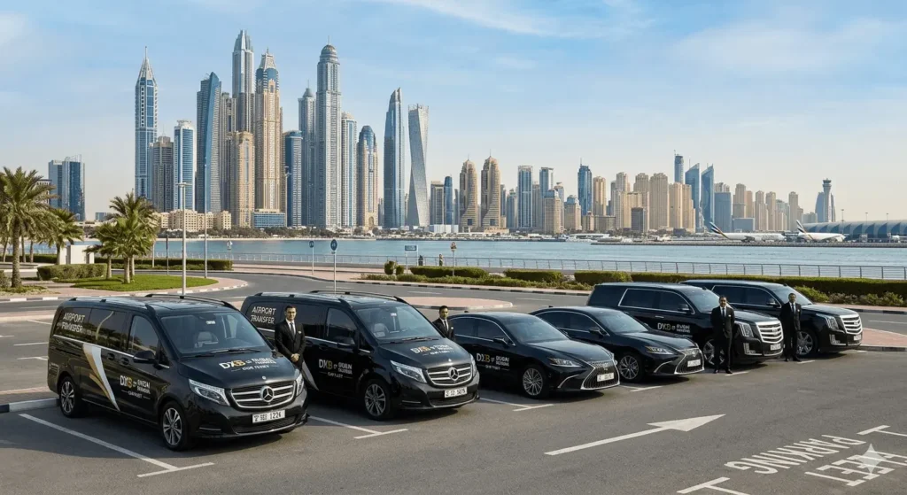 Our Fleet for the DXB to Dubai Marina Route