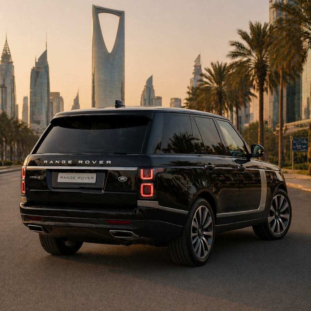 Range Rover rear view LED taillights design