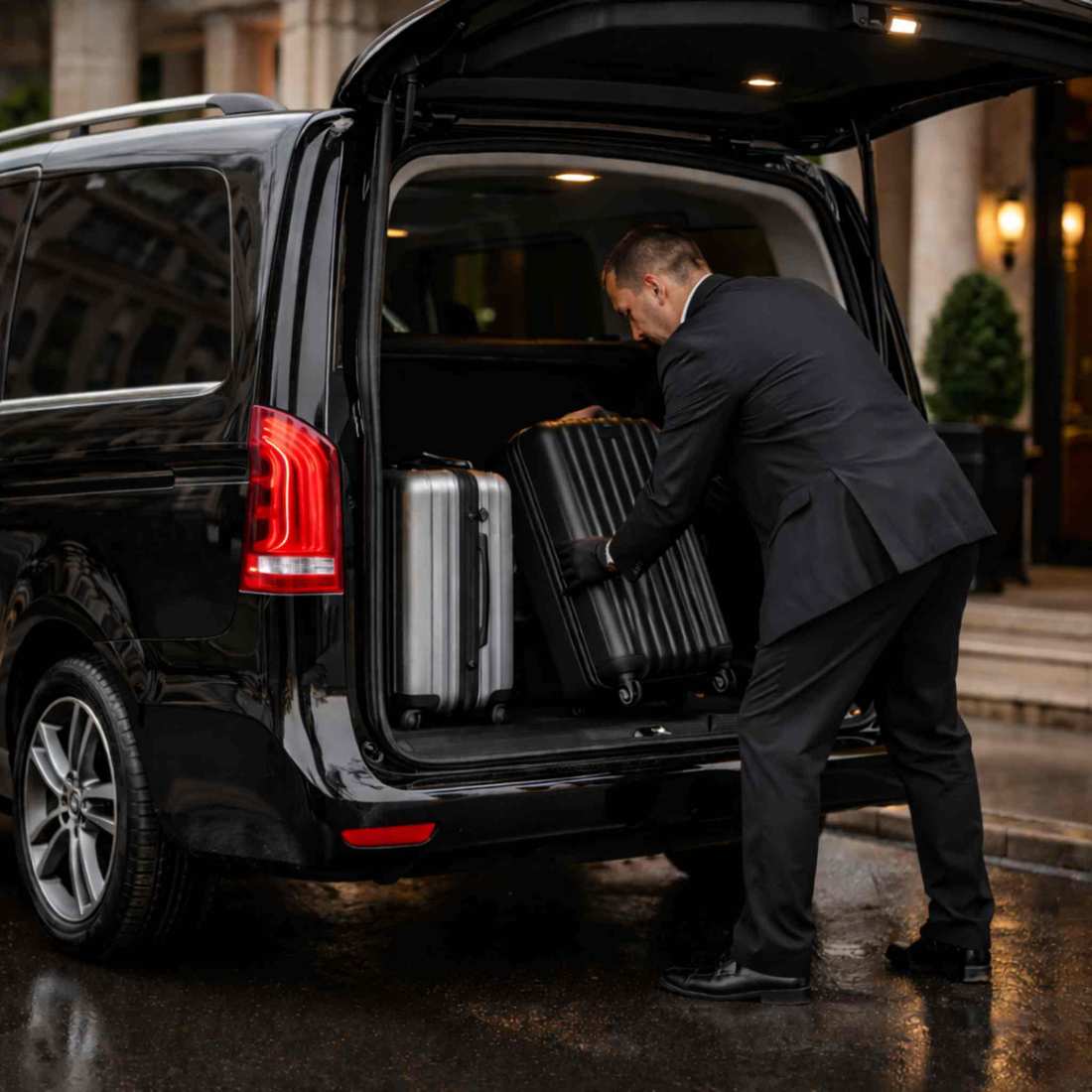 Mercedes V Class VIP chauffeur service Saudi Arabia