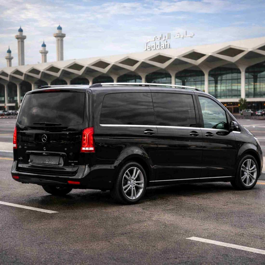 Mercedes V Class airport transfer Saudi Arabia