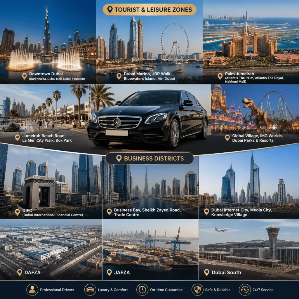 Areas We Cover Across Dubai