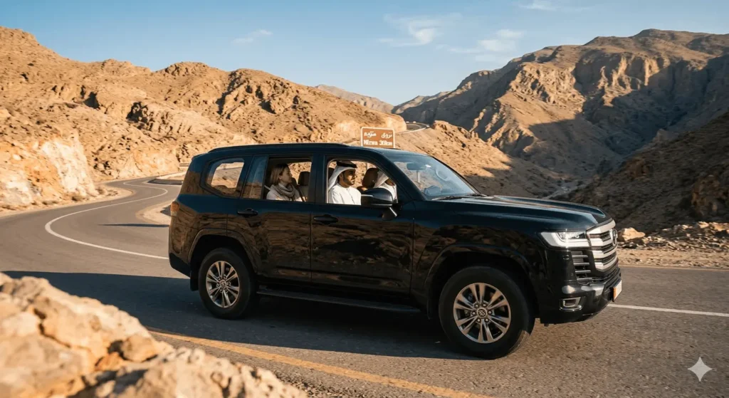 Dubai to Nizwa Oman Private Car with Driver