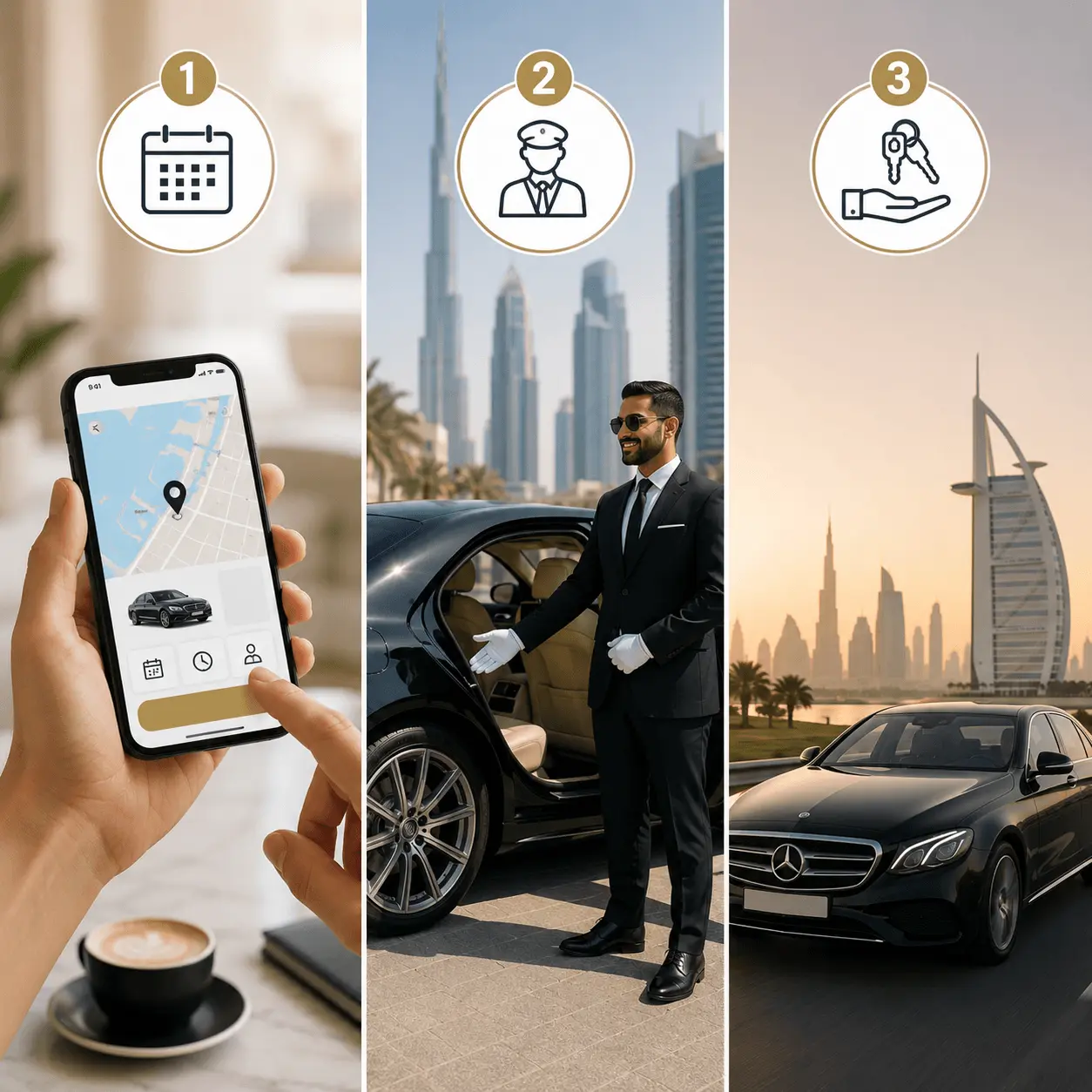 How to Book a Car with Driver in Dubai