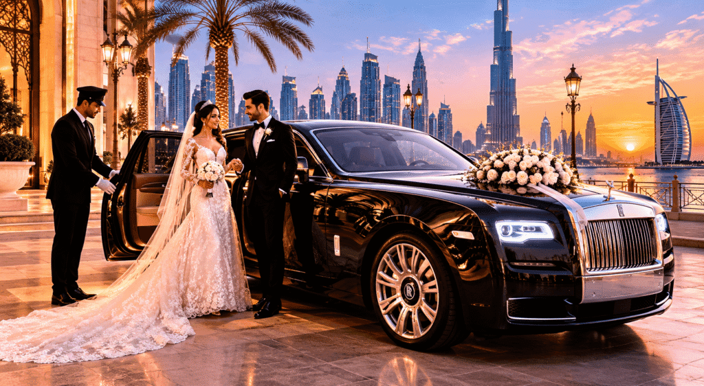 Luxury Wedding Chauffeur Service in Dubai