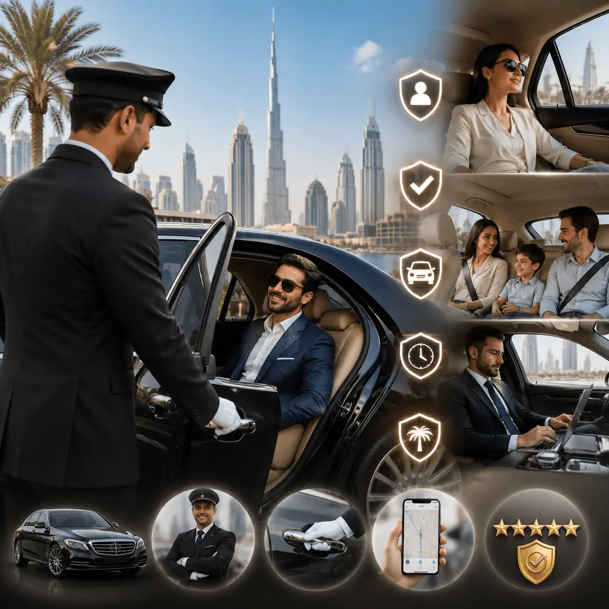 Why People in Dubai Choose a Car with Driver Over Driving Themselves