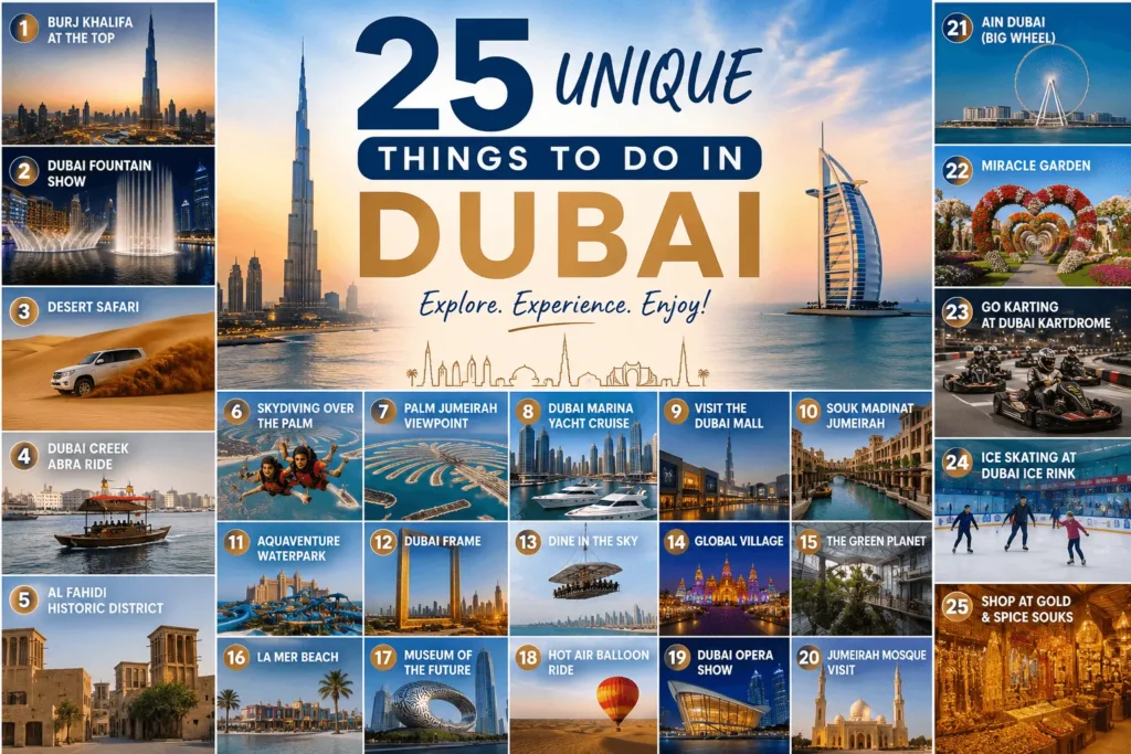 25 Unique Things to Do in Dubai