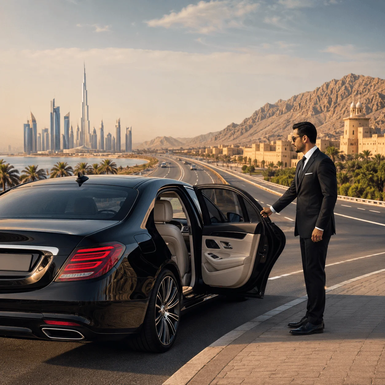 Private car journey Muscat to Dubai