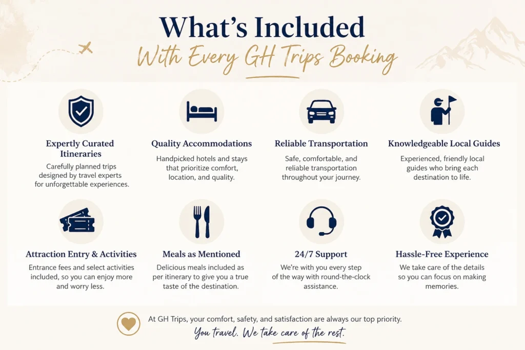 Included With Every GH Trips Booking