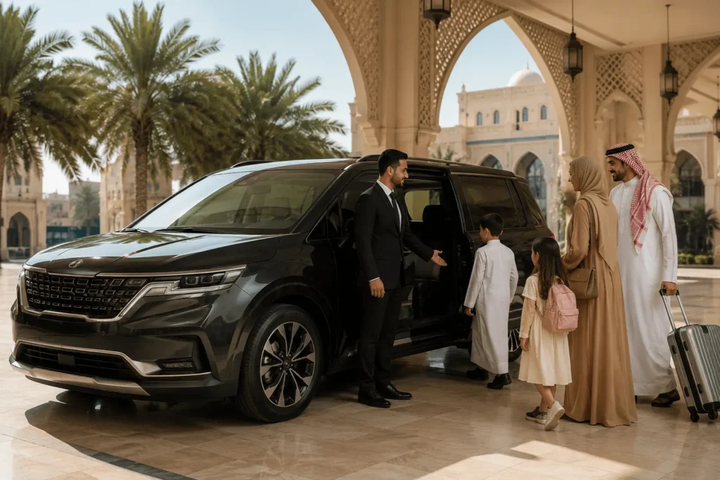 Kia Carnival XL with Driver for Family