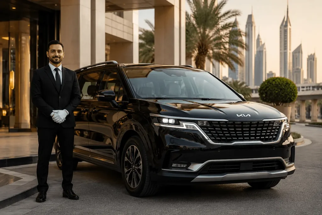 Kia Carnival XL with Driver in KSA