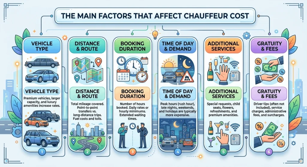The Main Factors That Affect Chauffeur Cost