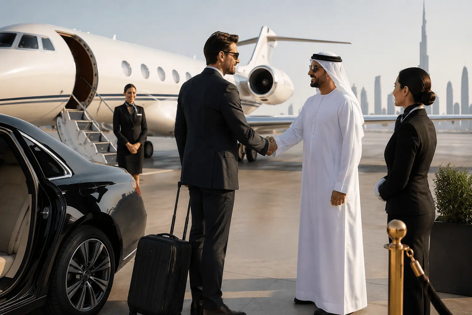 GH Trips corporate fleet for multi-flight group coordination Dubai