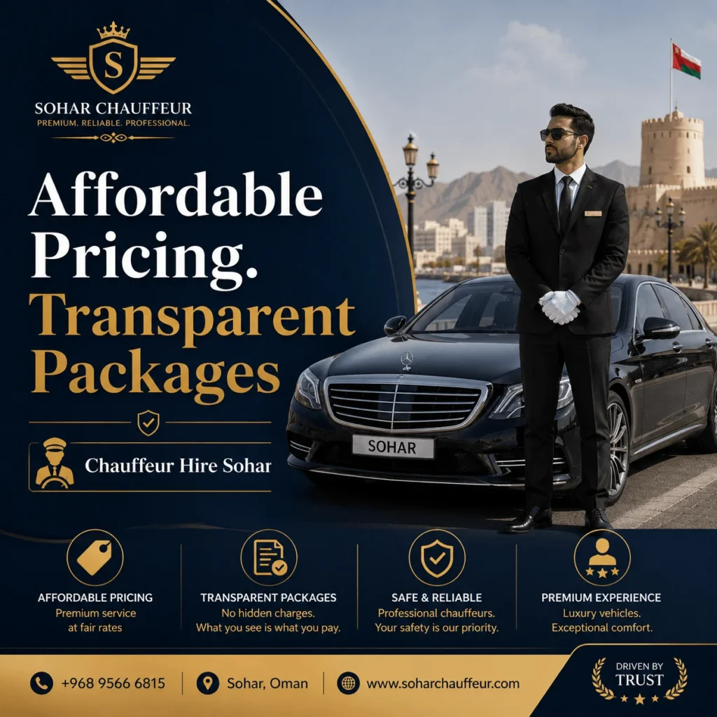 Why Choose Our Luxury Car With Driver Service from Dubai to Sohar