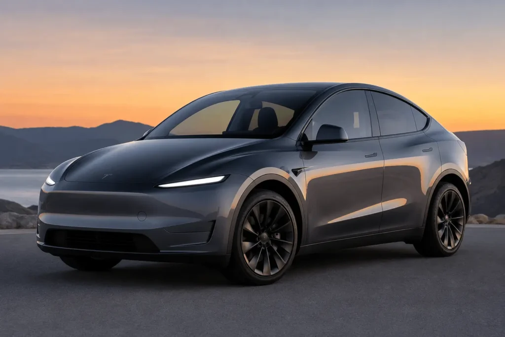 Tesla Model Y with Driver